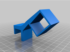 Led ışık bar Kulp destek 3d print model - Mito3D