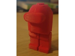 among us lego crewmate minifig 3d print model - Mito3D