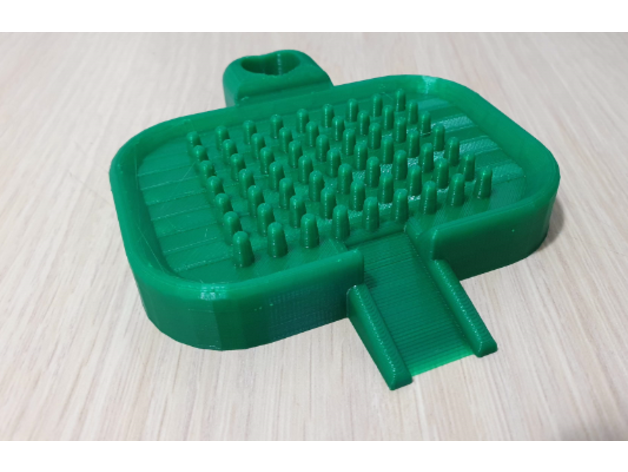 jabón soporte fácil impresión drenando cepillo dientes 3D print model - Mito3D