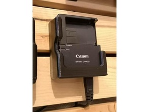 canon lc-e8e charger wall mount eos wallmount 3d print model - Mito3D