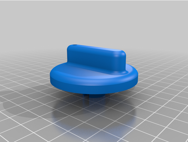 Braun dampfgarer knopf Dampf Kocher Knopf 3D print model - Mito3D