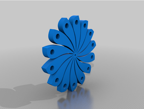 buoyant mag attraction wheel 3d print model - Mito3D