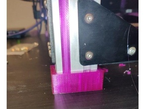 20x40 extrusão pés skgo anti vibração impressora seckit tpu amortecimento 3d print model - Mito3D