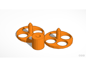 penny weighted spinning 3d print model - Mito3D