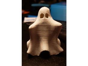 carina fantasma rinforzata occhi Halloween 3d print model - Mito3D