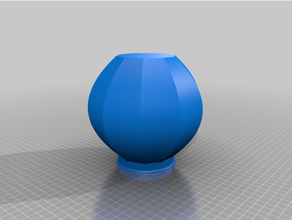 techo ventilador ligero globo 3d print model - Mito3D