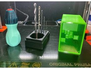 drill bit handle box 3d print model - Mito3D