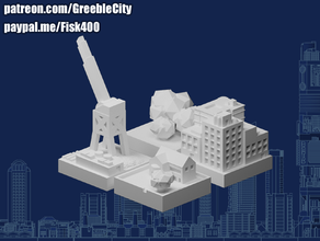 greeblecity p'tit morceaux greeblecityruines 3d print model - Mito3D