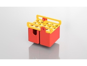 ficar pé Sabonete caixa combinado caso bainha suporte prato bandeja 3d print model - Mito3D