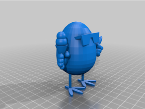 freddo uovo 3d print model - Mito3D