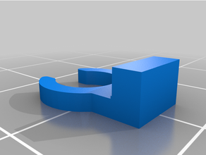 arvores azul ptfe grampo 3d print model - Mito3D