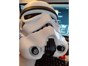 Stormtrooper timoneado micrófono consejos 3d print model - Mito3D