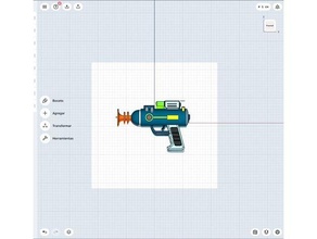 almiar Morty láser pistola laser rayos 3d print model - Mito3D