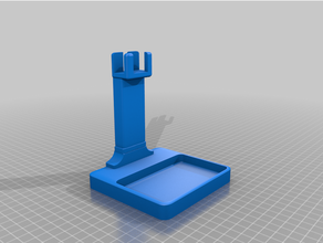 stand head mount magnifier 3d print model - Mito3D