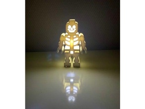 lampe Halloween 3d print model - Mito3D