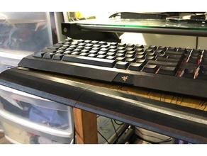 escrivaninha estante pulso guarda retaguarda Parachoque ergonômico teclado escritório 3d print model - Mito3D