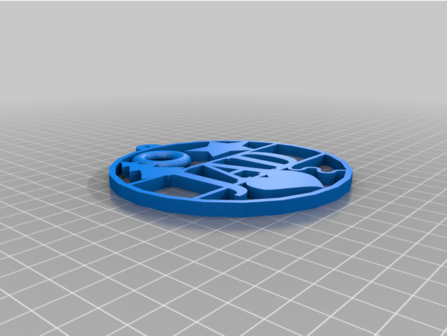 customised christmas ornament 3D print model - Mito3D