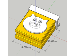 Schwein Magnet sw 3d print model - Mito3D