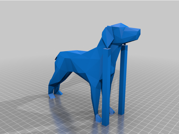 remixed poly dog 3D print model - Mito3D