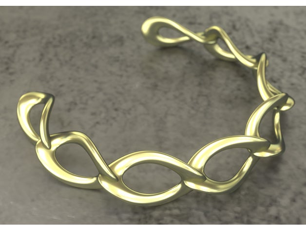 braccialetto donna moda 3D print model - Mito3D