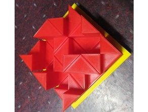 tetra estrella bloquear rompecabezas regalo idea 3d desafiante cubo juego j3ffr3y jeff 3d print model - Mito3D