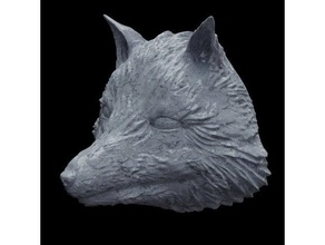 fox head supports needed animal sculpture hunting trophy 3d print model - Mito3D