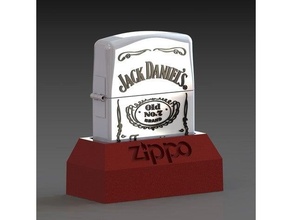 zippo display stand desktop organizer case lighter 3d print model - Mito3D