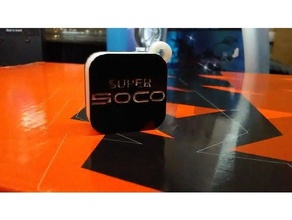 super coup poing porte clés logo logos 3d print model - Mito3D