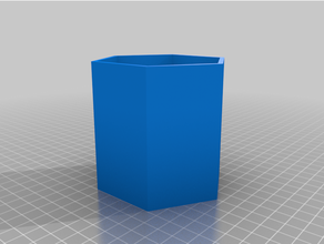 hex drawer cost 3d print model - Mito3D
