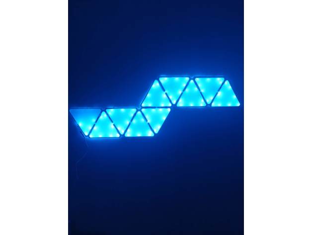 nanohoja estilo LED panel soldadura tira ligero 3D print model - Mito3D