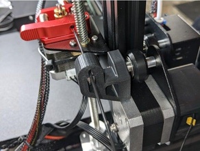 ender 3 filament guide 604 bearing holder 3d print model - Mito3D
