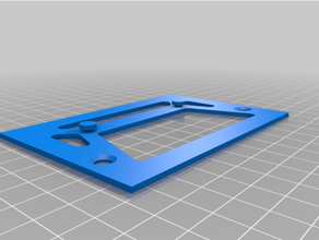ubiquiti edgerouter wall bracket screw holes 3d print model - Mito3D
