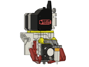 Hydra Ventilator Leitung Werkzeug Veränderung Moskito + bmg Extruder Bondtech hotend 3d print model - Mito3D
