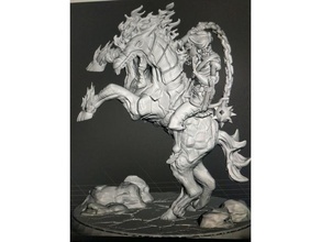 skeleton horseman 3d print model - Mito3D