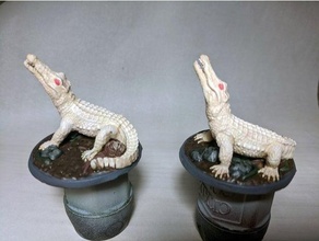 terrible alligator crocodile 3d print model - Mito3D