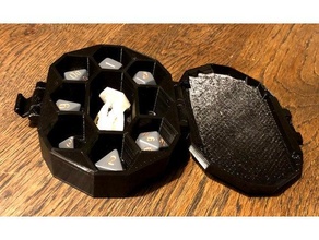 d&d dicebox hinge buckle print place 3d print model - Mito3D