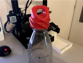 sodastream bottle cap handle 3d print model - Mito3D