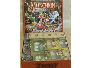 munchkin dungeon board game insert organizer 3d print model - Mito3D