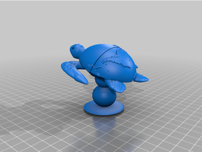 tortue 3d print model - Mito3D