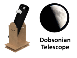 Dobsonian teleskop astronomi Dobson 3d print model - Mito3D