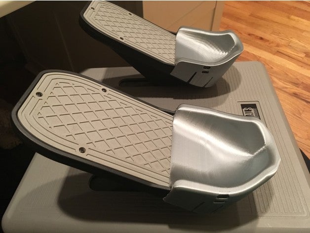 ch pro timone pedali tacco tazza backstop 3D print model - Mito3D