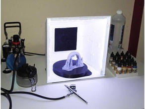 aerografo spray stand 3d print model - Mito3D