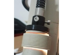 fiber optic light guide adapter nikon optiphot microscope epi illuminator 3d print model - Mito3D