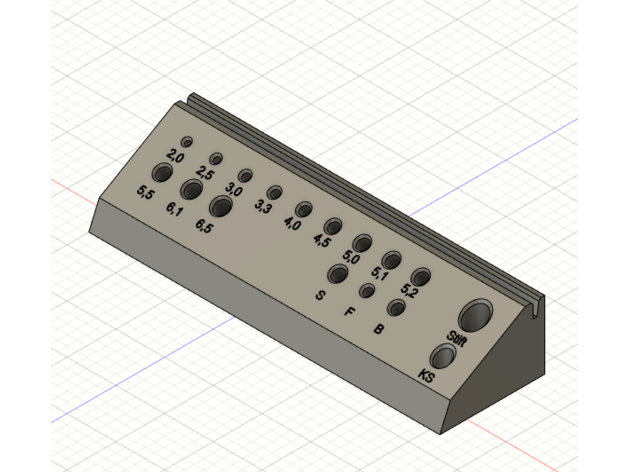 bohren Halter Unterstützung bohrerhalter bohrer Halfter 3D print model - Mito3D