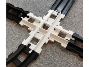 Duplo Schiene Kreuzung 3d print model - Mito3D