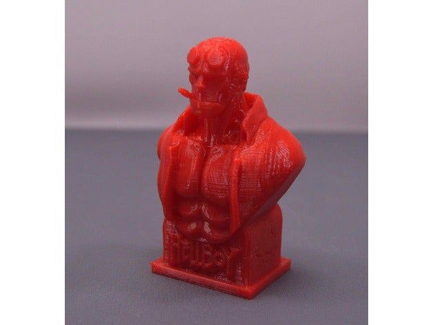 hellboy bust 3D print model - Mito3D