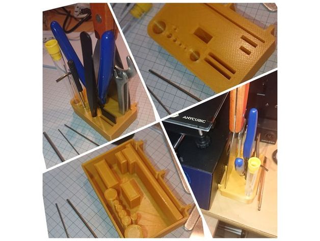 anycubic i3 Mega werkzeughalter Werkzeug Halter Unterstützung 3D print model - Mito3D