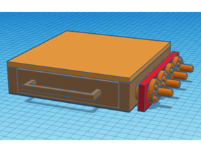 chiudibile chiave scatola serratura 3d print model - Mito3D