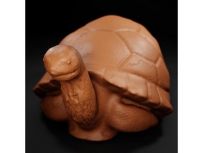 Schildkröte 3d Drucken Tier 3d print model - Mito3D