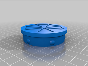 smart nabenkappe aluett rondell fortwo fourtwo umbrella wheel 3d print model - Mito3D